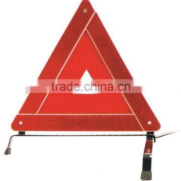 lighted warning triangle