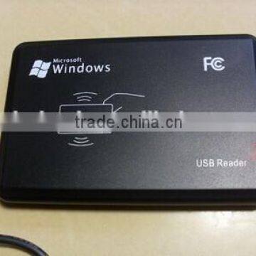 125khz or 13.56mhz cheap desktop usb rfid reader with easy to read