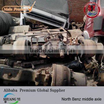 Second-hand china north Benz Truck middle/back Axle Boggie