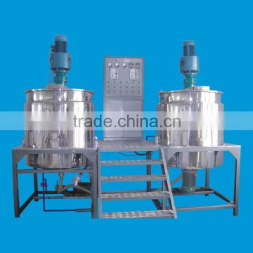 food industry electric heating vacuum mixer machine