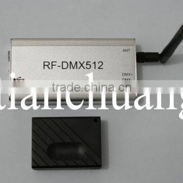 RGB DMX 512 Data Transmitter and Receiver / Wirelsess Control for LED Costumes