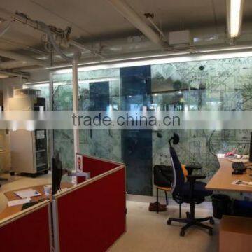 Factory Price Frosted Glass Decoration Office Partition Glass Wall photo-3
