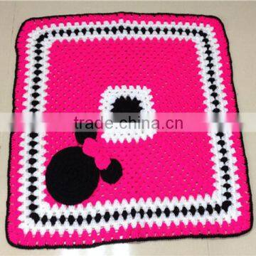 Mickey Floor Rug Crochet kids mouse floor mats