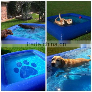 customized style pvc summer swimming pool inflatable dog pool                        
                                                Quality Choice