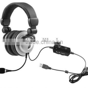 2.1 vibration PC gaming headphone