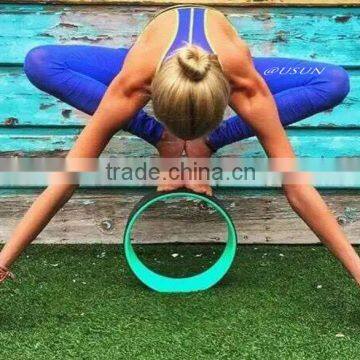 NVYW-14 Virson Hot Sale Wholesale Custom Crossfit yoga wheel to open the chest