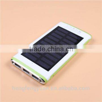 New Arrival 10000mAh Solar Power Bank With 3 USB