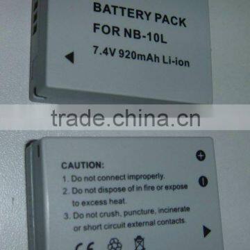 camera battery for canon NB-10L