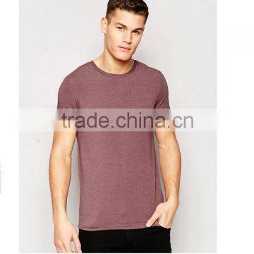 Mens t shirt fitted tshirt plain cotton t shirt for priting