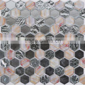 2016 New Silver and Craft Glass Mosaic Tile