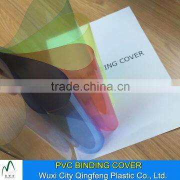 Colorful A4/A3 210*297mm 297*420mm PVC Book Binding Cover Clear Transparent PVC Sheet Plastic Book Binding