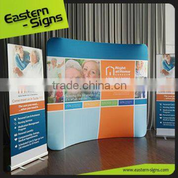 10ft Dye Sublimation Portable Advertising Display Wall