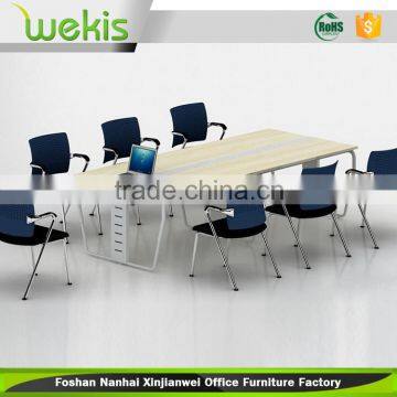 Customized modern design conference table hairpin metal legs frame