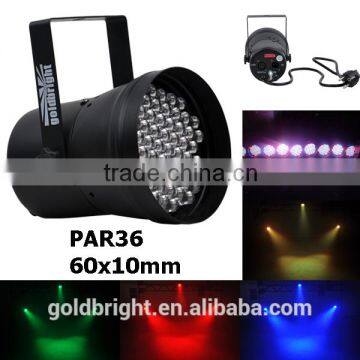 PAR36 LED discotheque lighting LED par 36 light RGB