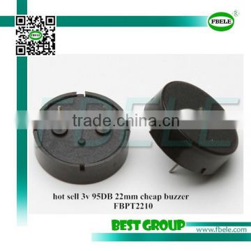 hot sell 3v 95DB 22mm cheap buzzer FBPT2210