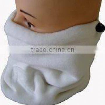 ladies blank white polar fleece face mask