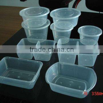 Different shape food container / plastic take away food container from dongguan