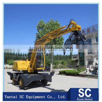Hot sale Mechanical orange peel grab for loading sand steel
