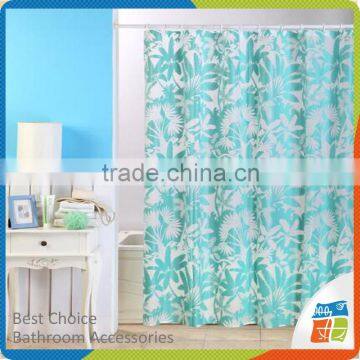 2016 latest design coco tree peva shower curtain