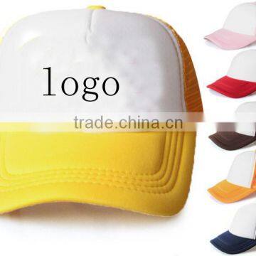 Black Cheap Foam Pink Color Mesh Trucker Hats and Caps