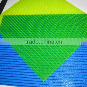 clear ,blue,bronze,green color pc hollow sheet