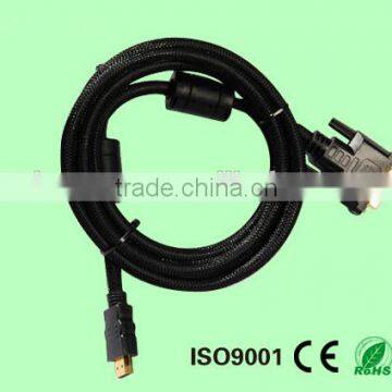 High Speed HDMI to DVI Cable DVI 24+1 With Triple Shield For Video Transmission photo-2
