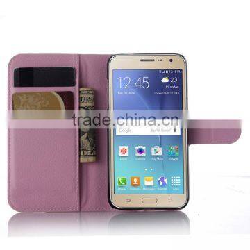 Wholesale Folio Stand Case for Samsung GALAXY J3 PU Leather Flip Cover With Wallet photo-5