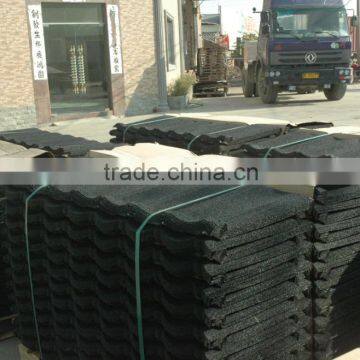 Good Quality Long Life 0.4mm Stone Chips Coated Aluminum Roofing Covering Sheet For Sale