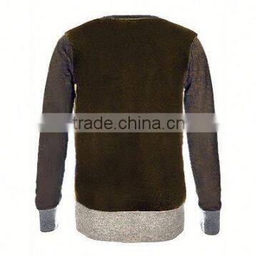 Cashmere Sweater for Men Crew Neck Sweater Pullover Sweater Machine Washable photo-4