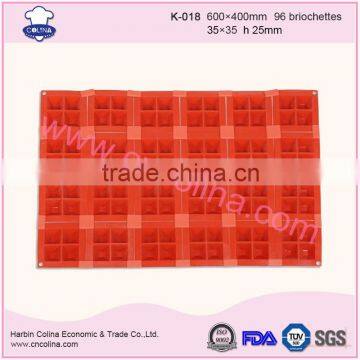 Small Square Shape Removable Silicone Cake Mold Baking Tools Cake Pan photo-4