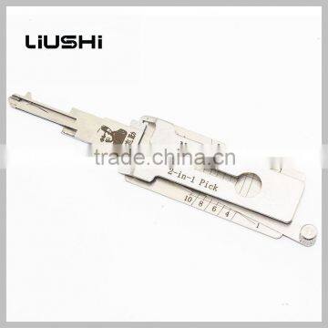 Locksmith Tool NSN14 Car Door Locks Pick 2-in-1 Tool Lishi Decoder Lishi 2 in 1locksmith Tools photo-3