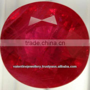 synthetic ruby small round ruby stones, faceted good polishing synthetic ruby stone, Synthetic Round Brilliant Classical Ruby St