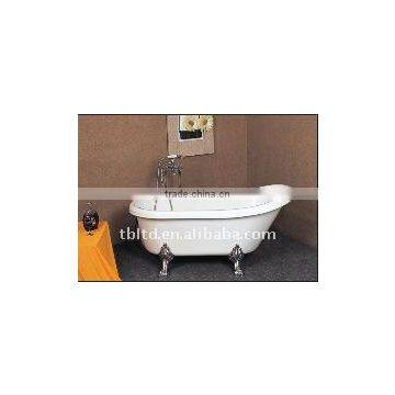 claw foot acrylic freestanding bathtub with cheap price for bathroom design