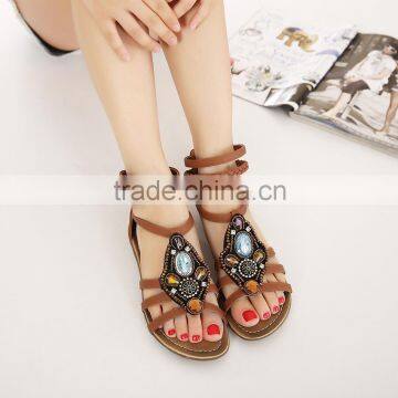 new summer name family wind dew toe low heel women sandals