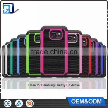 New Armor Hybrid 3 in 1 Football Texture Rugged TPU Silicone PC Back Cover For Samsung Galaxy S7 Active Phone Case Paypal Accept photo-6