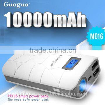 High Grade manual smart Mobile Power Bank 10000mAh