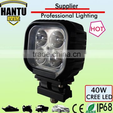 offroad headlight 7.2'' square working light 40w led work light