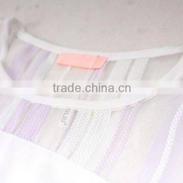 2016 Summer Sexy Lady Embroidery Design Elegant Chiffon Short Sleeve Slim Blouses White Lace Patchwork Choli Blouse Designs photo-4