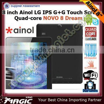 New design ainol 8 inch Quad Core mid android tablet specification