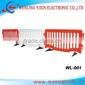 yellow traffic plastic pliable barrier