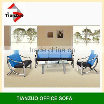 2014 Blue and Black Office Sofa Set Modean Leisure Sofa(TZ-B06)