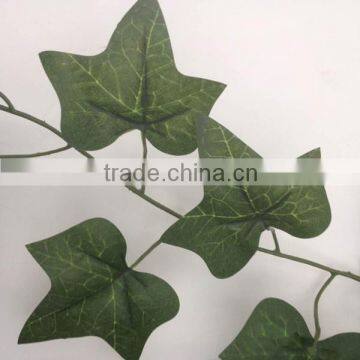 plastic artificial flowers ivy vine handmade christmas green decorative garland