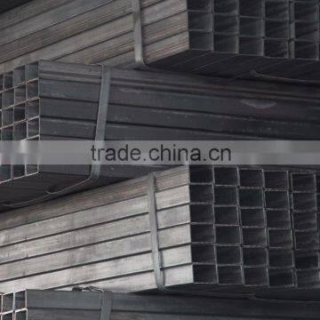 4-12m Black Square Hollow section steel pipe