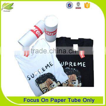 Decorative cardboard paper tube for fabric rolling