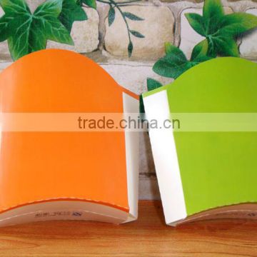 orange and green Potato Chips Cup paper box Chips fastfood packaging box