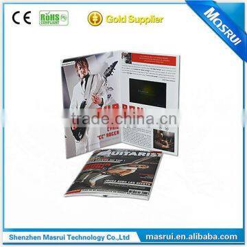 4.3 " LCD Screen Video Greeting Card Video Book Chinese Imports Wholesale