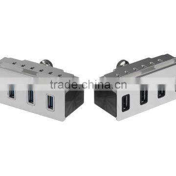 High-speed 4-Port USB 3.0 Hub With LED Indicators and Easy to be Fixed on the PC or Table photo-4