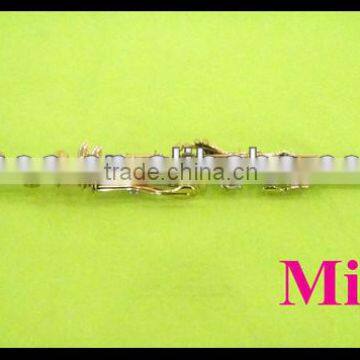 Woodwind Instrument Double Color Brass Clarinet in Tone Bb