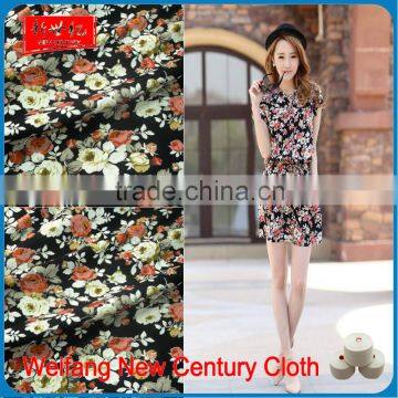 45*45 100*80 54/55" 110-115gsm Reactive Printing / Flat Screen Printing 100 Viscose Print Fabric photo-3