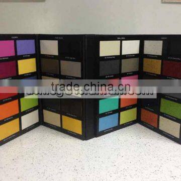 carboard + eva foam quartz stone sample folders/color quartz stone sample books PY094
